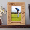Golf Lovers Personalized Wooden Picture Frame 4" x 6" Finished (Frames)