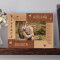 Sisters Personalized Wooden Picture Frame-6" x 4" Brown Horizontal (Frames)