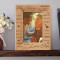 Why He Loves Her Personalized Wooden Picture Frame 4" x 6" Finished (Frames)
