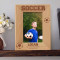 Soccer Personalized Wooden Picture Frame 4" x 6" Finished (Frames)