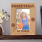 Basketball Personalized Wooden Picture Frame 4" x 6" Finished (Frames)