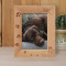 Pet Personalized Wooden Frame 5" x 7" Brown (Vertical)