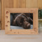 Pet Personalized Wooden Frame-7" x 5" Brown Horizontal