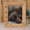 Pet Personalized Wooden Frame 8" x 10" Brown (Vertical)