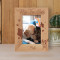 My Fur Baby Personalized Wooden Frame 4" x 6" Brown (Vertical)