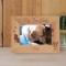 My Fur Baby Personalized Wooden Frame-6" x 4" Brown Horizontal