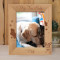 My Fur Baby Personalized Wooden Frame 8" x 10" Brown (Vertical)