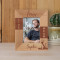 Live Meow Personalized Wooden Frame 3" x 5" Brown (Vertical)