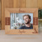 Live Meow Personalized Wooden Frame-7" x 5" Brown Horizontal