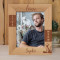 Live Meow Personalized Wooden Frame 8" x 10" Brown (Vertical)