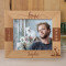 Live Meow Personalized Wooden Frame -10" x 8" Brown Horizontal
