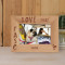 Love That Fase Personalized Wooden Frame-6" x 4" Brown Horizontal