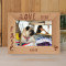 Love That Fase Personalized Wooden Frame-7" x 5" Brown Horizontal