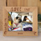 Love That Fase Personalized Wooden Frame -10" x 8" Brown Horizontal