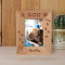 A Dog's Life Personalized Wooden Frame 3" x 5" Brown (Vertical)
