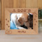 A Dog's Life Personalized Wooden Frame-7" x 5" Brown Horizontal