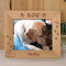 A Dog's Life Personalized Wooden Frame -10" x 8" Brown Horizontal