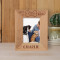 Who's A Good Boy? Personalized Wooden Frame 3" x 5" Brown (Vertical)