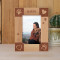Pet Personalized Wooden Frame 4" x 6" Brown (Vertical)