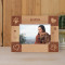 Pet Personalized Wooden Frame-6" x 4" Brown Horizontal
