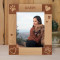 Pet Personalized Wooden Frame 8" x 10" Brown (Vertical)