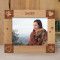 Pet Personalized Wooden Frame -10" x 8" Brown Horizontal