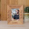 My Love Cat Personalized Wooden Frame 3" x 5" Brown (Vertical)