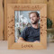 My Love Cat Personalized Wooden Frame 8" x 10" Brown (Vertical)