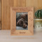 Paw-Fect Love Personalized Wooden Frame 3" x 5" Brown (Vertical)