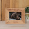 Paw-Fect Love Personalized Wooden Frame-5" x 3 1/2" Brown Horizontal