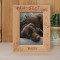 Paw-Fect Love Personalized Wooden Frame 5" x 7" Brown (Vertical)