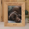 Paw-Fect Love Personalized Wooden Frame 8" x 10" Brown (Vertical)