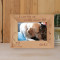 I Love My Cat And My Cat Loves Me Personalized Wooden Frame-6" x 4" Brown Horizontal