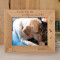 I Love My Cat And My Cat Loves Me Personalized Wooden Frame-10" x 8" Brown Horizontal