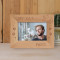 My Cat Personalized Wooden Frame-6" x 4" Brown Horizontal