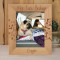 My Fur Baby Personalized Wooden Frame 8" x 10" Brown (Vertical)