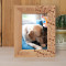 My Dog Personalized Wooden Frame 5" x 7" Brown (Vertical)
