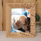My Dog Personalized Wooden Frame 8" x 10" Brown (Vertical)