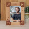 With Name Personalized Wooden Frame 5" x 7" Brown (Vertical)