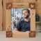 With Name Personalized Wooden Frame 8" x 10" Brown (Vertical)