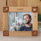 With Name Personalized Wooden Frame-10" x 8" Brown Horizontal