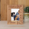 A Cat's Life Personalized Wooden Frame 3" x 5" Brown (Vertical)