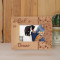 A Cat's Life Personalized Wooden Frame-5" x 3 1/2" Brown Horizontal