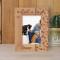 A Cat's Life Personalized Wooden Frame 4" x 6" Brown (Vertical)