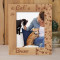 A Cat's Life Personalized Wooden Frame 8" x 10" Brown (Vertical)