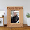 Police Officer Personalized Wooden Picture Frame 3 1/2" x 5" Finished (Frames)