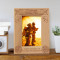 Courage Under Fire Personalized Wooden Picture Frame 4" x 6" Finished (Frames)