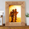 Courage Under Fire Personalized Wooden Picture Frame 5" x 7" Finished (Frames)
