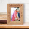 Grandma Personalized Wooden Frame 4" x 6" Brown (Vertical)