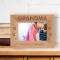 Grandma Personalized Wooden Frame-6" x 4" Brown Horizontal